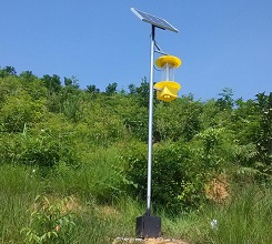 山區(qū)農(nóng)用太陽能殺蟲燈