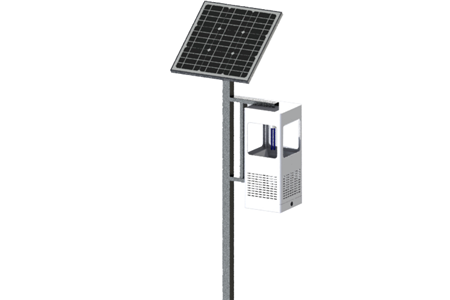 風(fēng)吸式太陽(yáng)能殺蟲燈