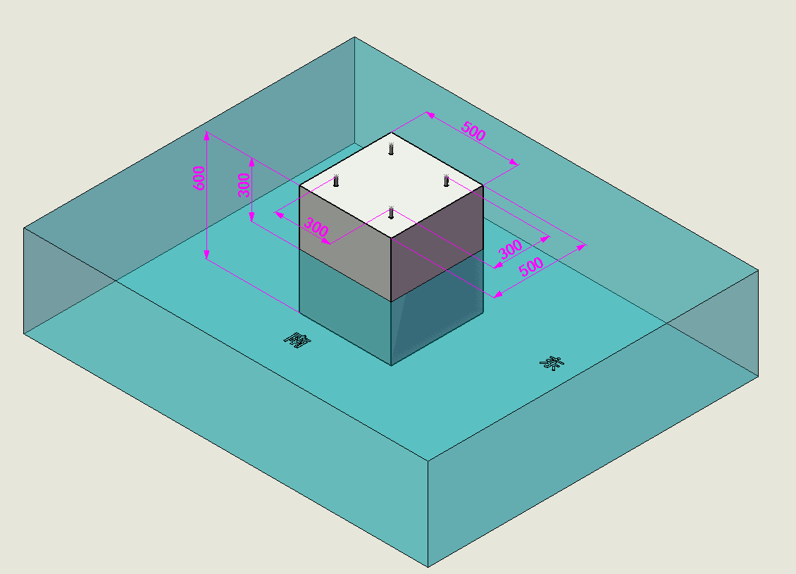 頻振式太陽(yáng)能殺蟲(chóng)燈地基施工圖紙